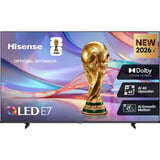 Hisense 58E7S 58" 4K Ultra HD TV QLED Noir, 147,3 cm (58"), 3840 x 2160 pixels, DLED, Smart TV, Wifi, Noir