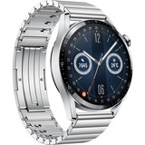 Huawei WATCH GT 3 3,63 cm (1.43") 46 mm AMOLED Acier inoxydable GPS (satellite), Smartwatch Noir/Argent, 3,63 cm (1.43"), AMOLED, Écran tactile, 4 Go, GPS (satellite), 42,6 g