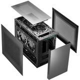 Inter-Tech IM-1 Pocket, Boîtier PC Noir, 2x USB-A 3.2 (5 Gbit/s) | 2x Audio