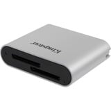 Kingston Lecteur de cartes SDHC/SDXC UHS-II USB3.2 Gen1 Workflow à double logement Argent/Noir, SD, SDHC, SDXC, Noir, Argent, Chine, Windows 11 Enterprise x64, Windows 10, Windows 11 Home, Windows 10 Education, Windows 11 Pro,..., Mac OS X 13.0 Ventura, Mac OS X 10.15 Catalina, Mac OS X 14.0 Sonoma, Mac OS X 10.15.3 Catalina,..., 50 mm