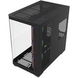 Krux Tano boîtier midi tower Noir | 2x USB-A | 1x USB-C | RGB | Verre Trempé