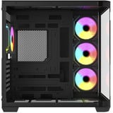 Krux Tano boîtier midi tower Noir | 2x USB-A | 1x USB-C | RGB | Verre Trempé