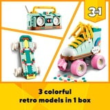 LEGO Creator 3-en-1 - Les patins à roulettes rétro, Jouets de construction 31148