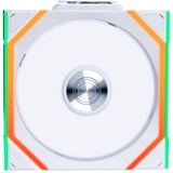 Lian Li UNI FAN SL120 Wireless Reverse Blade, Ventilateur de boîtier Blanc, Connecteur de ventilateur PWM à 4 broches