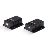 Lindy Extendeur USB 2.0 Cat.6, Rallonge USB Noir