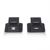 Lindy Extendeur USB 2.0 Cat.6, Rallonge USB Noir