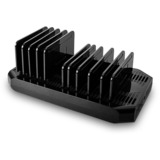 Lindy Station de Charge USB 10 ports, 120W, Station de recharge Noir/gris, 120W, Intérieure, Secteur, 5 V, 0,9 m, Noir