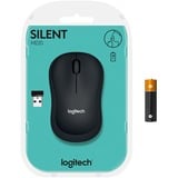 Logitech M220 SILENT, Souris Gris, 1000 dpi