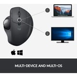 Logitech MX Ergo, Trackball Noir, 320 - 440 dpi