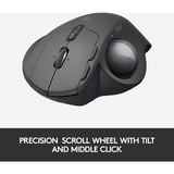 Logitech MX Ergo, Trackball Noir, 320 - 440 dpi