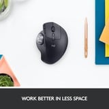 Logitech MX Ergo, Trackball Noir, 320 - 440 dpi