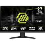MSI MAG 274FDE 27" Moniteur gaming Noir, 1x DisplayPort, 1x HDMI, 200 Hz, 68,6 cm (27"), 1920 x 1080 pixels, Full HD, LCD, 0,5 ms, Noir