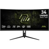 MSI MAG 342CQRFDE E20 34" Moniteur UltraWide gaming incurvé  Noir
