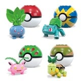 Mattel Pokémon Grass-Type Trainer Team, Jouets de construction Jeu de construction, 6 an(s), Plastique, 118 pièce(s), 374,2 g