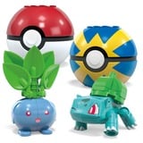 Mattel Pokémon Grass-Type Trainer Team, Jouets de construction Jeu de construction, 6 an(s), Plastique, 118 pièce(s), 374,2 g
