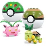 Mattel Pokémon Grass-Type Trainer Team, Jouets de construction Jeu de construction, 6 an(s), Plastique, 118 pièce(s), 374,2 g