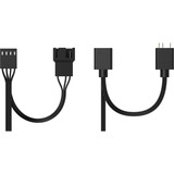 Ocypus Gamma C60 ARGB boîtier midi tower Noir | 2x USB-A | 1x USB-C | RGB | Window