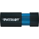 Patriot Supersonic Rage Lite lecteur USB flash 64 Go USB Type-A 3.2 Gen 1 (3.1 Gen 1) Noir, Bleu, Clé USB Noir/Bleu, 64 Go, USB Type-A, 3.2 Gen 1 (3.1 Gen 1), 180 Mo/s, Slide, Noir, Bleu