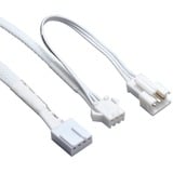 Phanteks D30-140 PWM Regular ventilateur de boîtier RGB  Blanc, 140 x 140 x 30 mm, 3 pièces, connecteur de ventilateur PWM à 4 broches