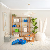 Room Copenhagen LEGO Storage Brick 4 Top Lid Glitter, Boîte de rangement Bleu/transparent