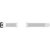 SAMSUNG ET-SXR86SWEGEU accessoire intelligent à porter sur soi Bande Noir, Blanc Fluoroélastomère, Bracelet-montre Blanc, Bande, Smartwatch, Noir, Blanc, Samsung, Galaxy Watch 4, Fluoroélastomère