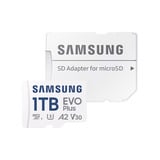 Samsung EVO Plus 1.0TB microSDXC, Carte mémoire Blanc