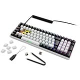 Sharkoon SKILLER SGK50 S2, clavier gaming Blanc, Layout DE, Gateron Brown