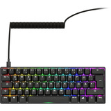 Sharkoon SKILLER SGK50 S4 Gen2 PBT RGB clavier gaming mécanique Noir, Layout DE (QWERTZ), Gateron G Pro 3.0 Yellow, 60%