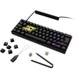 Sharkoon SKILLER SGK50 S4 Gen2 PBT, clavier gaming Noir, Layout DE, Gateron G Pro 3.0 Yellow