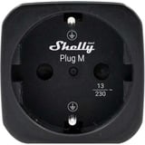 Shelly Plug M Gen3, Switch socket Noir