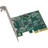 Sonnet USB3C-2PM-E carte et adaptateur d'interfaces Interne USB 3.2 Gen 1 (3.1 Gen 1), Contrôleur USB PCIe, USB 3.2 Gen 1 (3.1 Gen 1), Profil bas, PCI 3.0, ASMedia 1142, Windows 10, Windows 10 Education, Windows 10 Education x64, Windows 10 Enterprise, Windows 10...