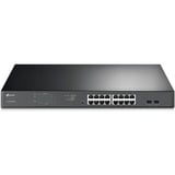 TP-Link TL-SG1218MPE Géré L2 Gigabit Ethernet (10/100/1000) Connexion Ethernet, supportant l'alimentation via ce port (PoE) 1U Noir, Switch Géré, L2, Gigabit Ethernet (10/100/1000), Connexion Ethernet, supportant l'alimentation via ce port (PoE), Grille de montage, 1U