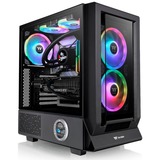 Thermaltake Ceres 350 MX boîtier midi tower Noir | 2x USB-A | 1x USB-C | RGB | Verre Trempé