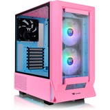 Thermaltake Ceres 350 MX boîtier midi tower rose fuchsia | 2x USB-A | 1x USB-C | RGB | Verre Trempé