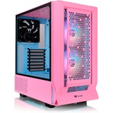 Thermaltake Ceres 350 MX boîtier midi tower rose fuchsia | 2x USB-A | 1x USB-C | RGB | Verre Trempé