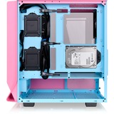 Thermaltake Ceres 350 MX boîtier midi tower rose fuchsia | 2x USB-A | 1x USB-C | RGB | Verre Trempé