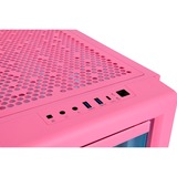 Thermaltake Ceres 350 MX boîtier midi tower rose fuchsia | 2x USB-A | 1x USB-C | RGB | Verre Trempé
