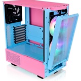 Thermaltake Ceres 350 MX boîtier midi tower rose fuchsia | 2x USB-A | 1x USB-C | RGB | Verre Trempé