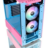 Thermaltake Ceres 350 MX boîtier midi tower rose fuchsia | 2x USB-A | 1x USB-C | RGB | Verre Trempé