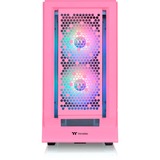 Thermaltake Ceres 350 MX boîtier midi tower rose fuchsia | 2x USB-A | 1x USB-C | RGB | Verre Trempé