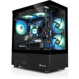 Thermaltake PC-000094-DE, PC gaming Noir/transparent