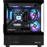 Thermaltake PC-000094-DE, PC gaming Noir/transparent