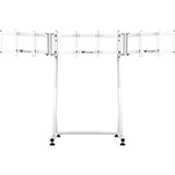 Thermaltake Support triple moniteur Snow, pour cockpit de simulateur de course GR500, Support de moniteur Blanc