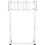 Thermaltake Support triple moniteur Snow, pour cockpit de simulateur de course GR500, Support de moniteur Blanc