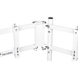Thermaltake Support triple moniteur Snow, pour cockpit de simulateur de course GR500, Support de moniteur Blanc