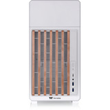 Thermaltake TR300 WS boîtier midi tower Blanc/bois | 2x USB-A | 1x USB-C | Verre Trempé