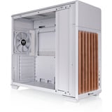Thermaltake TR300 WS boîtier midi tower Blanc/bois | 2x USB-A | 1x USB-C | Verre Trempé
