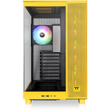 Thermaltake View 380 XL TG ARGB boîtier midi tower Jaune foncé | 2x USB-A | 1x USB-C | RGB | Verre Trempé