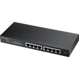 Zyxel GS1915-8 Géré L2 Gigabit Ethernet (10/100/1000) Noir, Switch Géré, L2, Gigabit Ethernet (10/100/1000), Full duplex