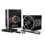 be quiet! Light Wings PWM 120 mm high-speed Triple Pack case fan, Ventilateur de boîtier Noir, 3 pièces